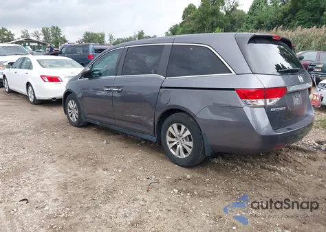 2015 Honda Odyssey Ex-L from USA, damaged, VIN 5FNRL5H60FB057913